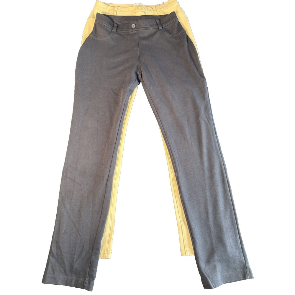 1ap~ Girls 16 Izon & Children's Place Blue & Tan Uniform Leggings